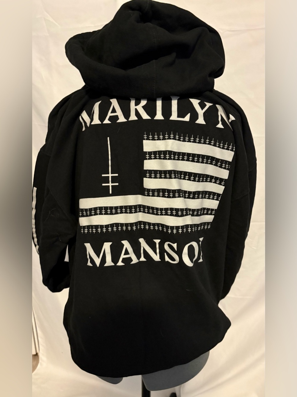 Unisex Marilyn Manson ZipUp Sweatshirt - Picture 3 of 3